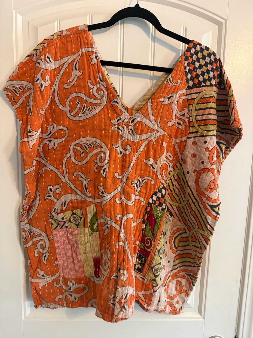 Reversible Kantha top